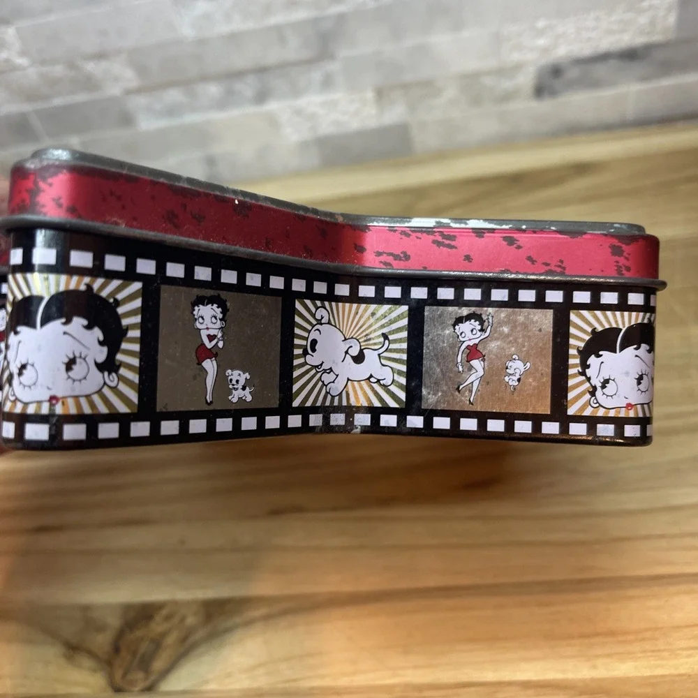Betty Boop Carlton Cards Ornament‎ Set w/Tin Star Can,